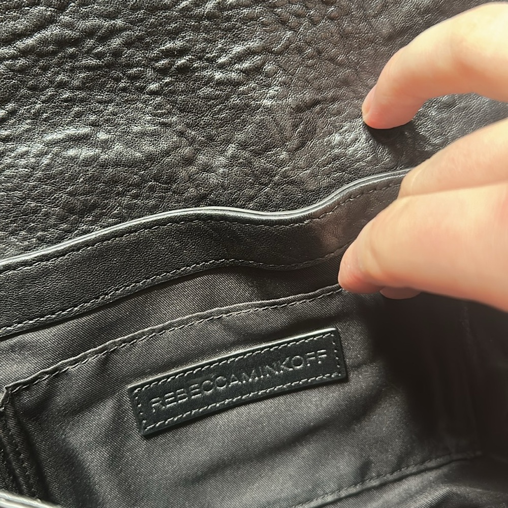 Rebecca Minkoff Unlined Saddle Bag black - Picture 11 of 12